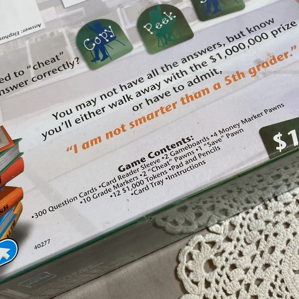 New Are You Smarter Than A 5th Grader Board Game 2007 Edition Jeff Foxworthy